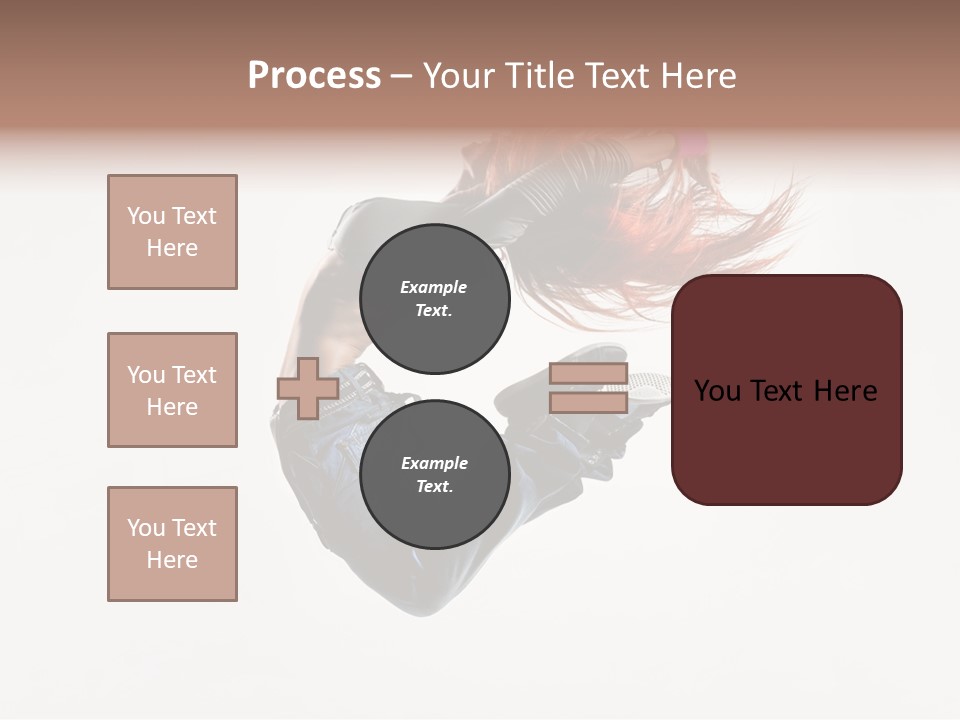 Funky Young Posing PowerPoint Template