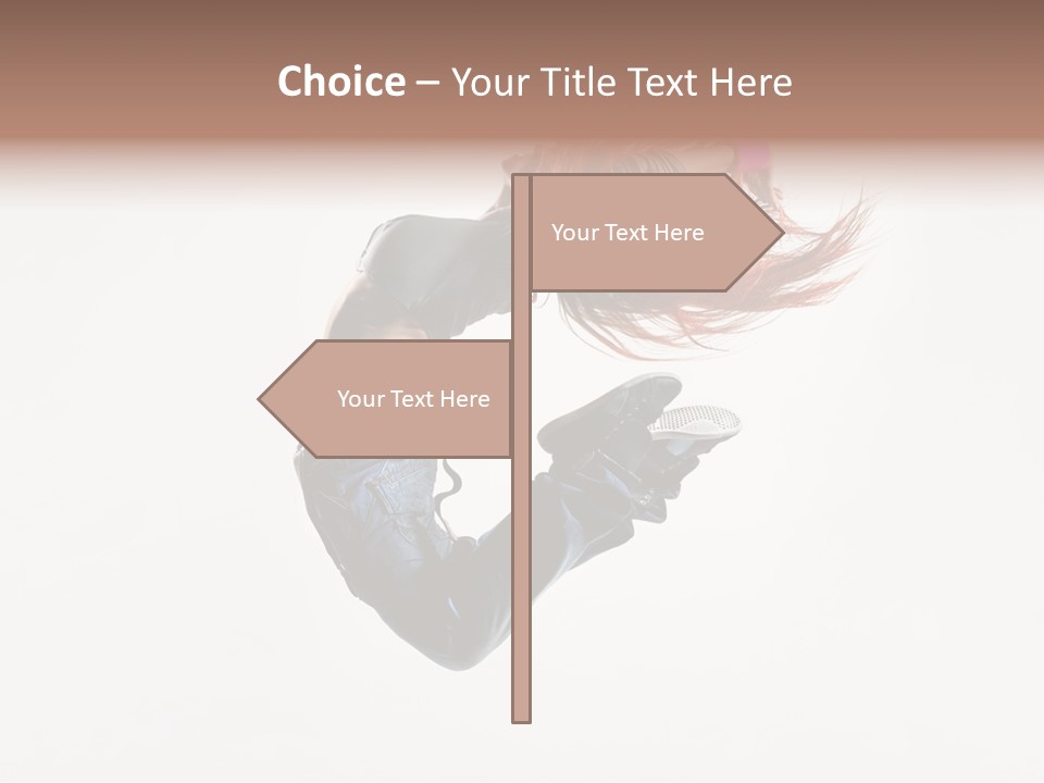 Funky Young Posing PowerPoint Template