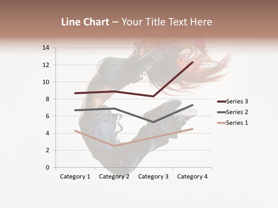 Funky Young Posing PowerPoint Template