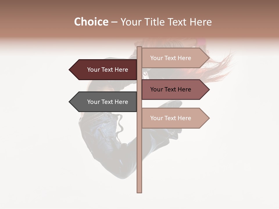 Funky Young Posing PowerPoint Template