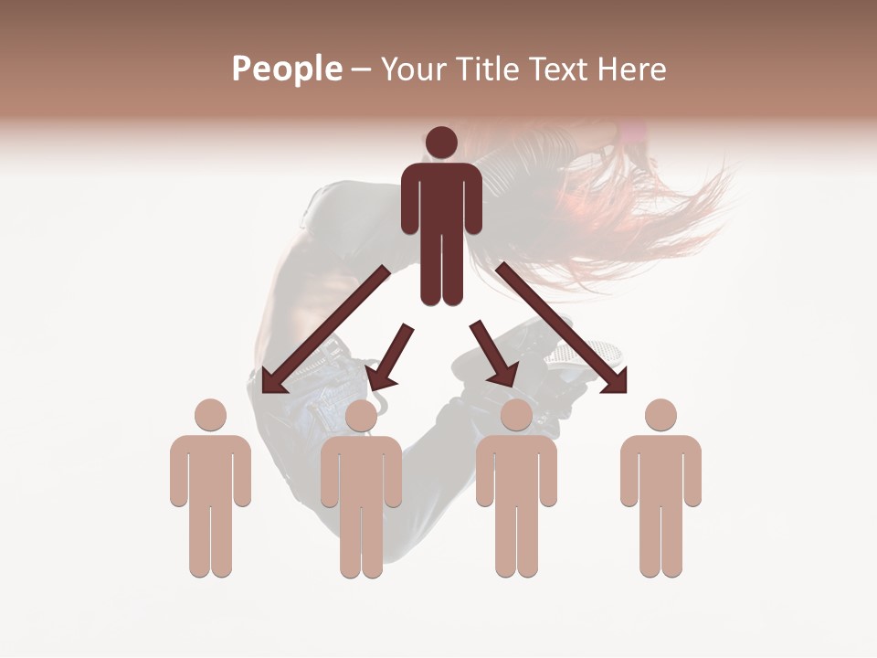 Funky Young Posing PowerPoint Template