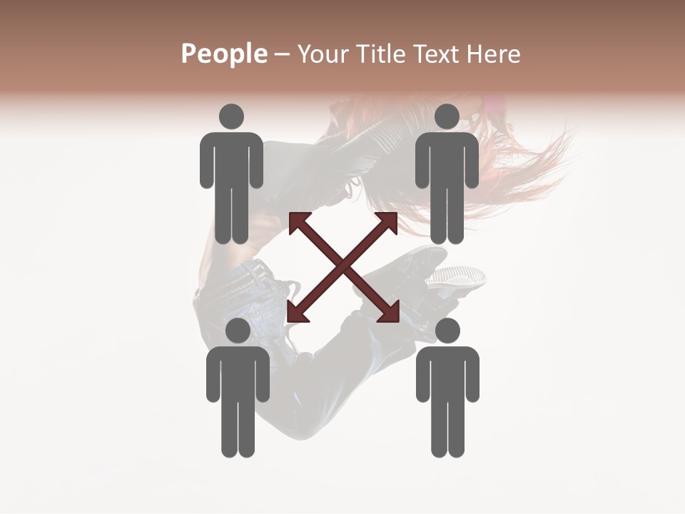 Funky Young Posing PowerPoint Template