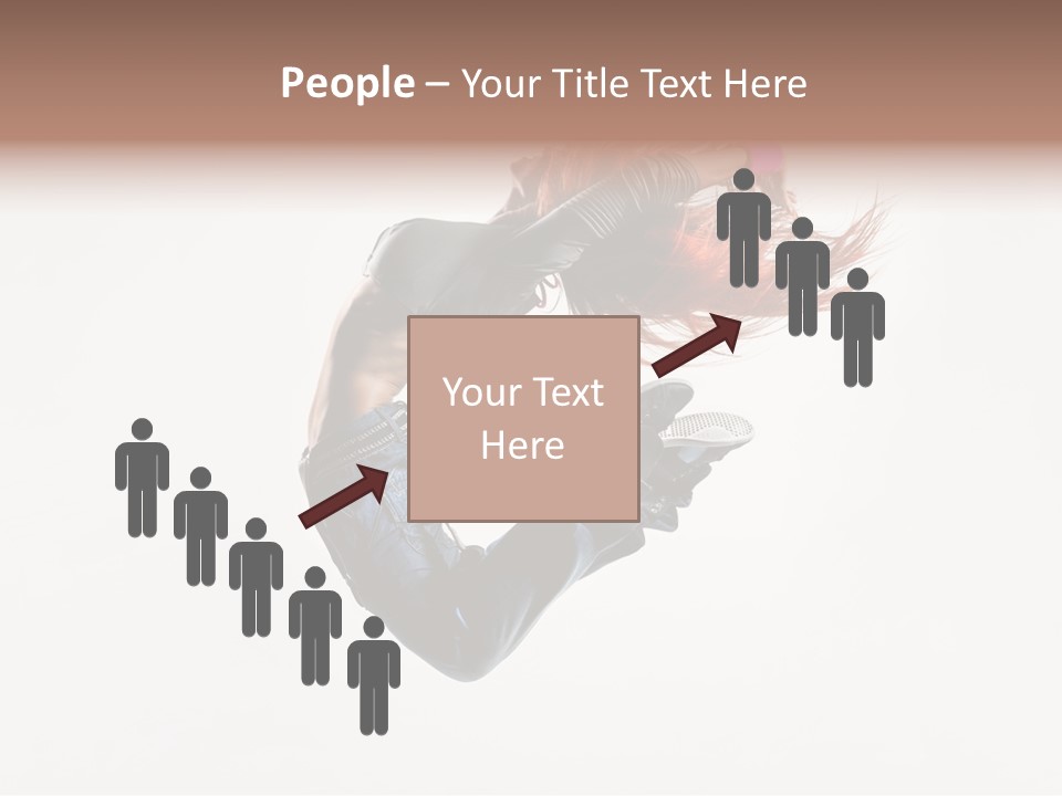 Funky Young Posing PowerPoint Template