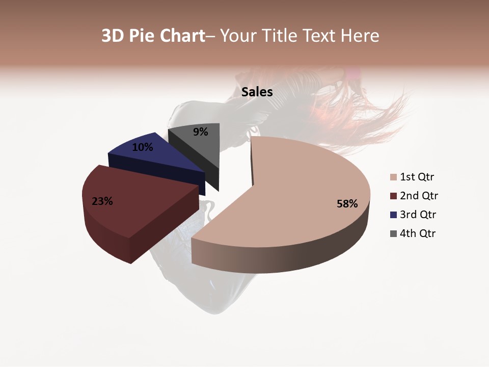 Funky Young Posing PowerPoint Template