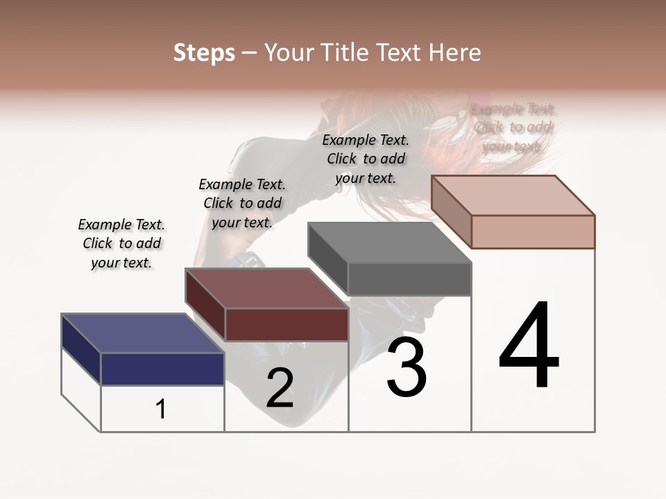 Funky Young Posing PowerPoint Template