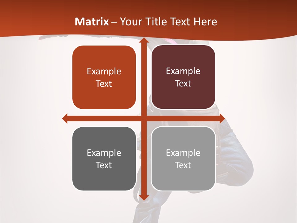 Active Woman Dancer PowerPoint Template