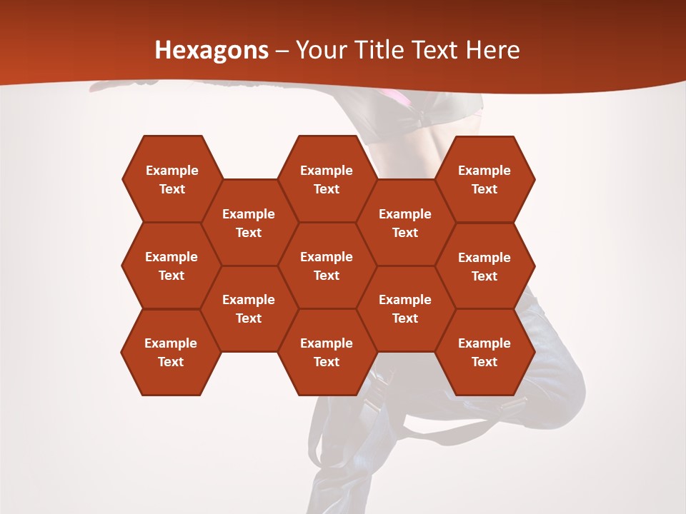 Active Woman Dancer PowerPoint Template