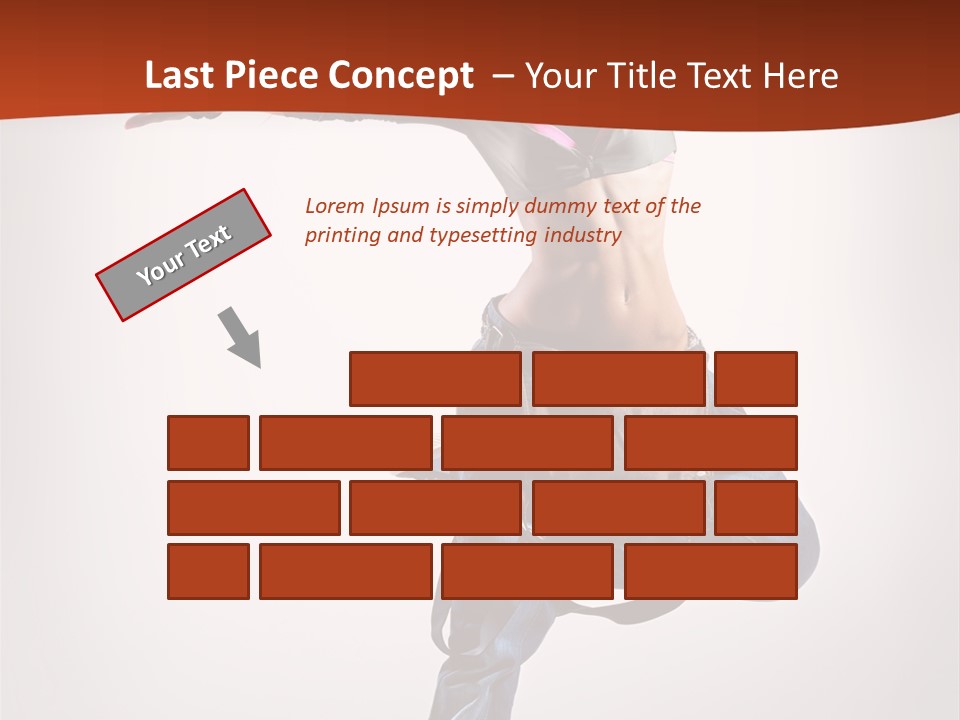 Active Woman Dancer PowerPoint Template