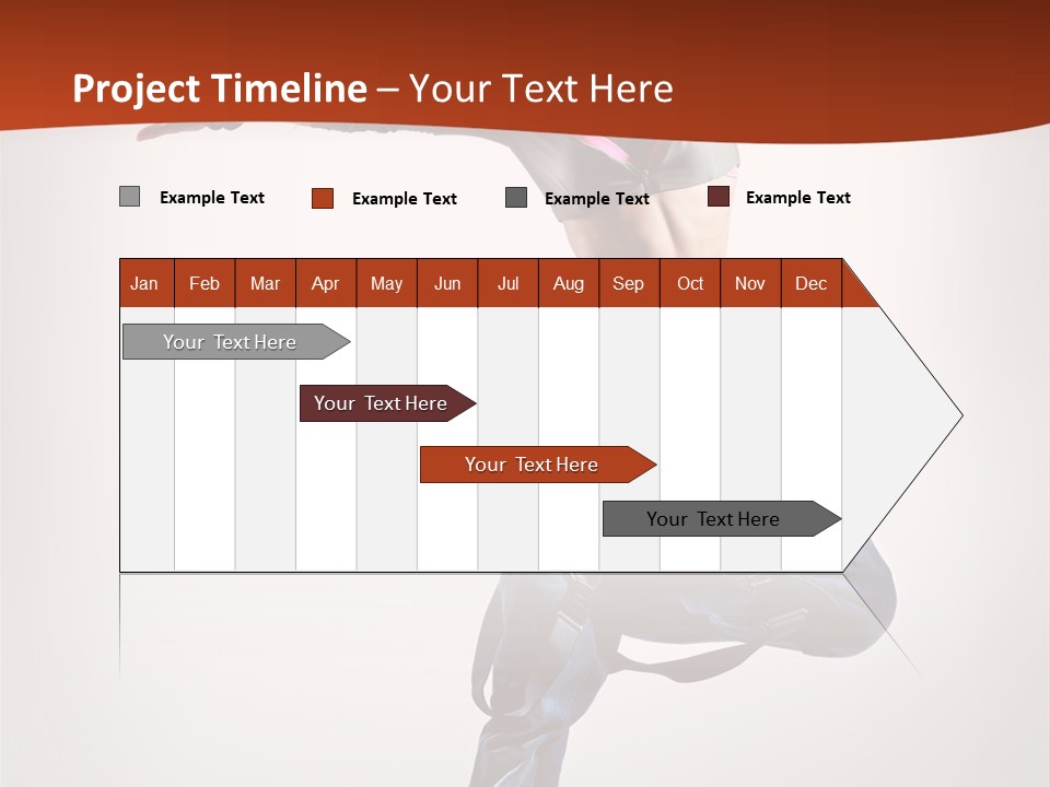 Active Woman Dancer PowerPoint Template