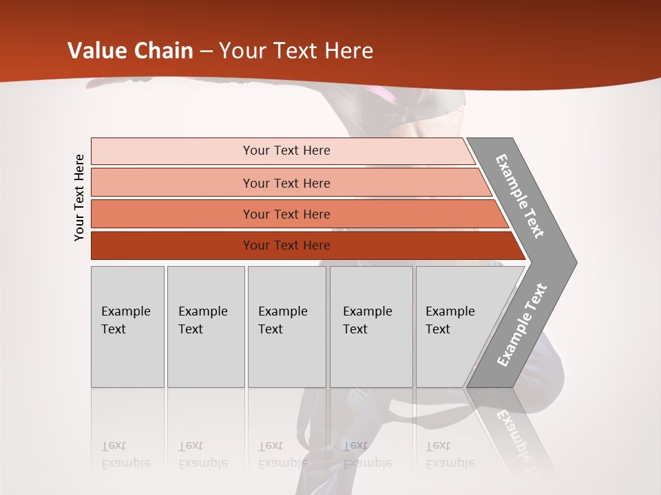 Active Woman Dancer PowerPoint Template