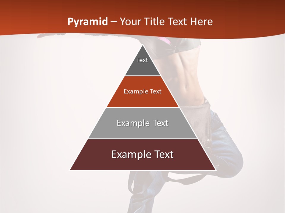 Active Woman Dancer PowerPoint Template