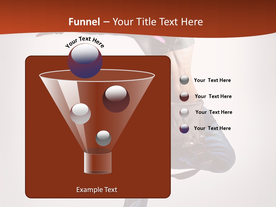 Active Woman Dancer PowerPoint Template