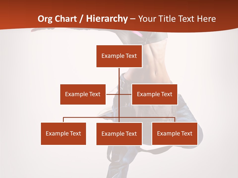 Active Woman Dancer PowerPoint Template