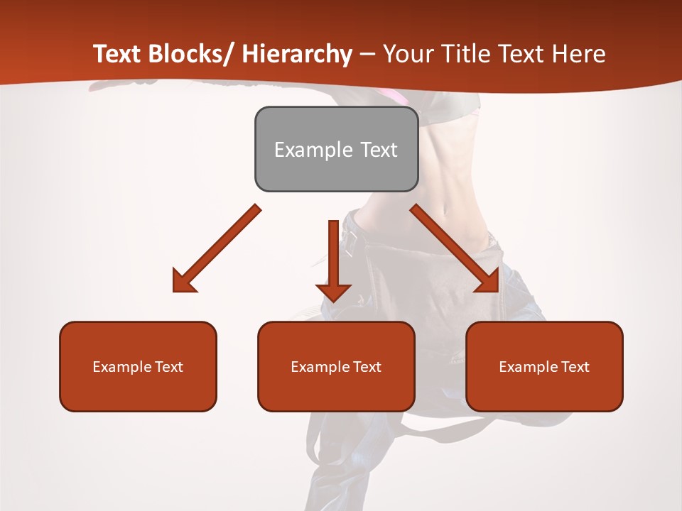 Active Woman Dancer PowerPoint Template