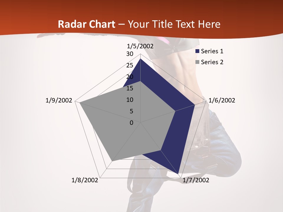 Active Woman Dancer PowerPoint Template