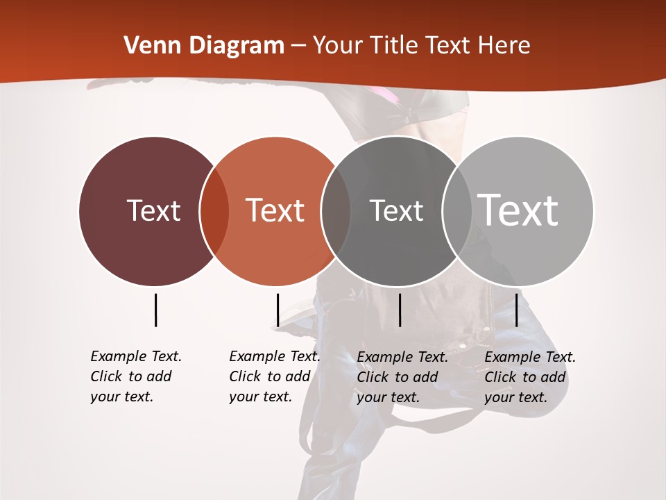 Active Woman Dancer PowerPoint Template