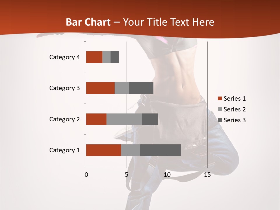 Active Woman Dancer PowerPoint Template