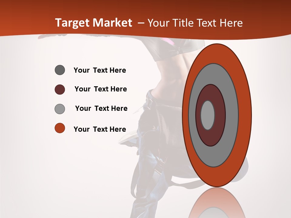 Active Woman Dancer PowerPoint Template