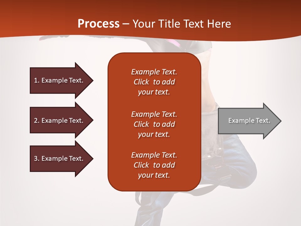Active Woman Dancer PowerPoint Template