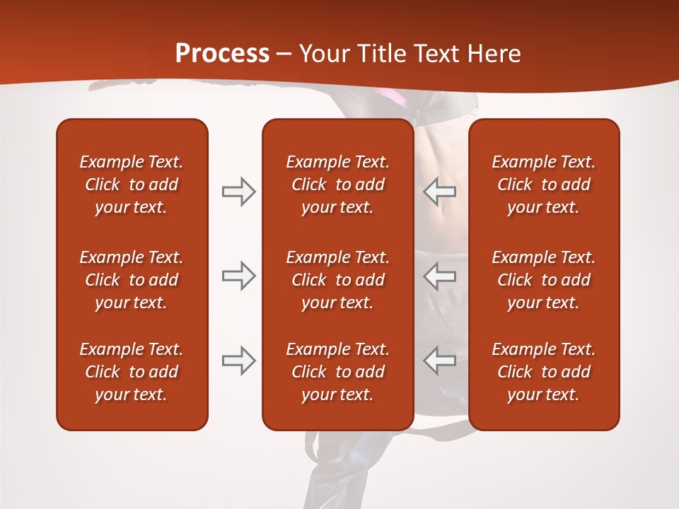 Active Woman Dancer PowerPoint Template