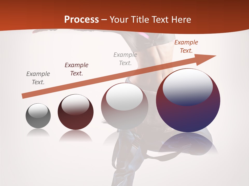 Active Woman Dancer PowerPoint Template