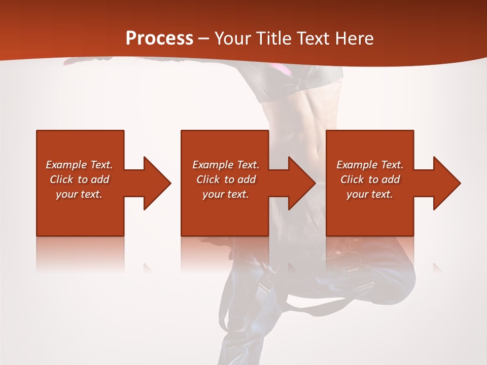 Active Woman Dancer PowerPoint Template