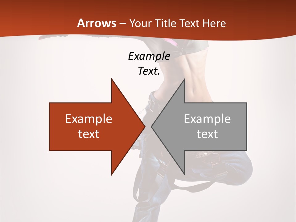 Active Woman Dancer PowerPoint Template