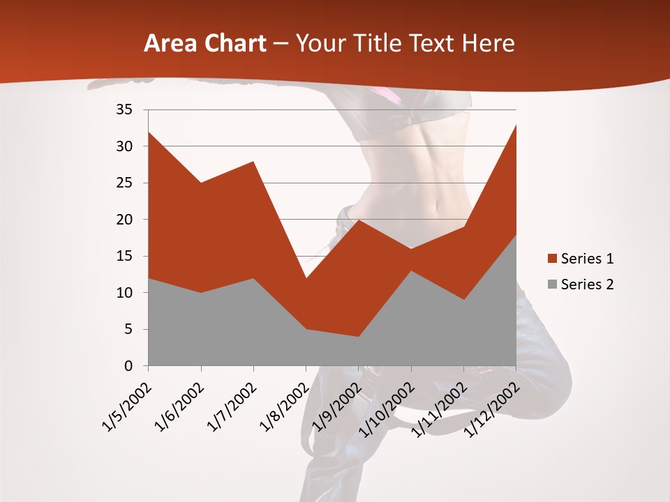 Active Woman Dancer PowerPoint Template