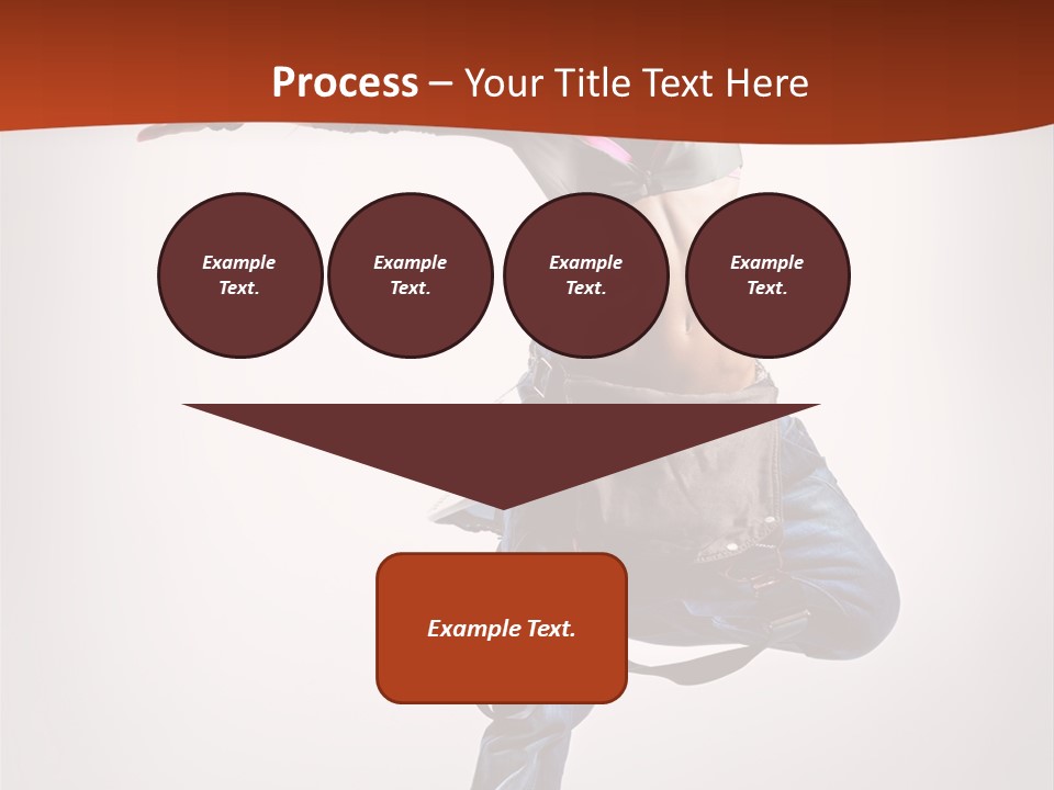 Active Woman Dancer PowerPoint Template