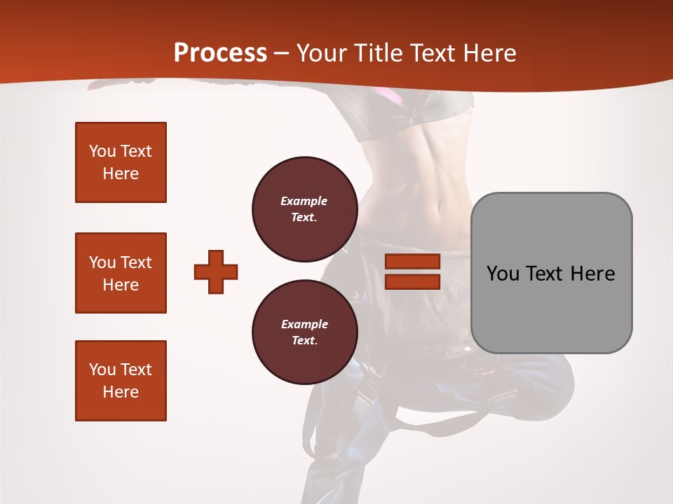Active Woman Dancer PowerPoint Template