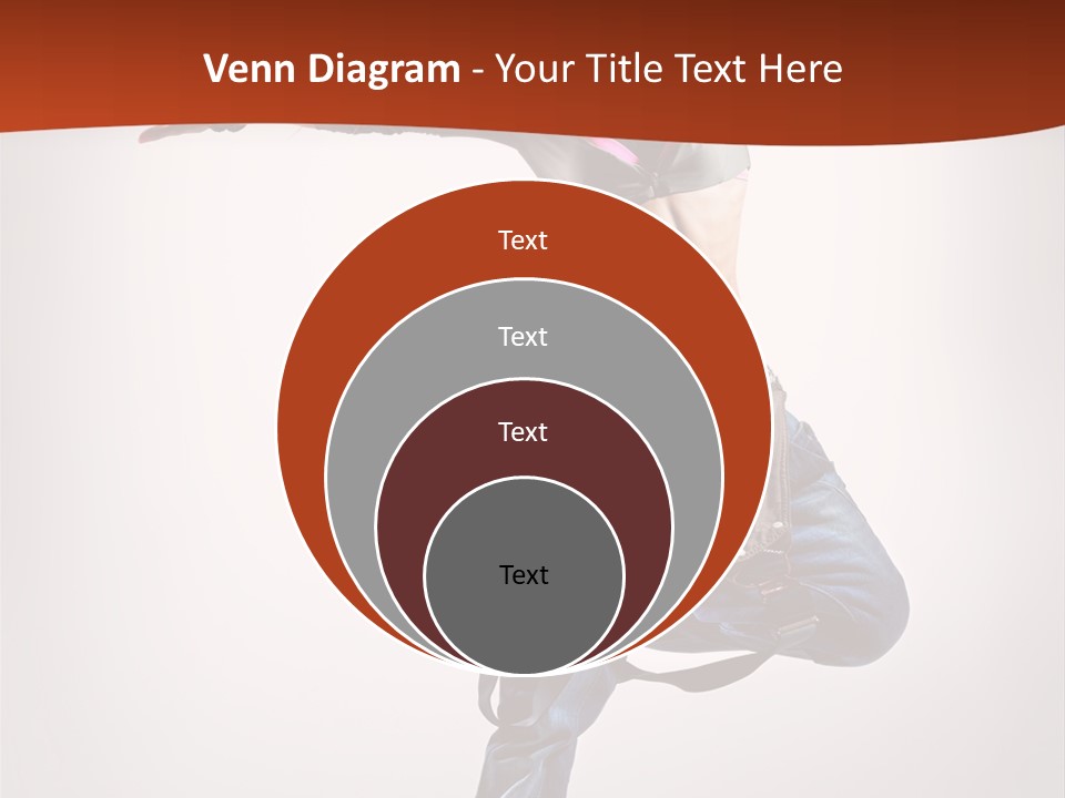 Active Woman Dancer PowerPoint Template