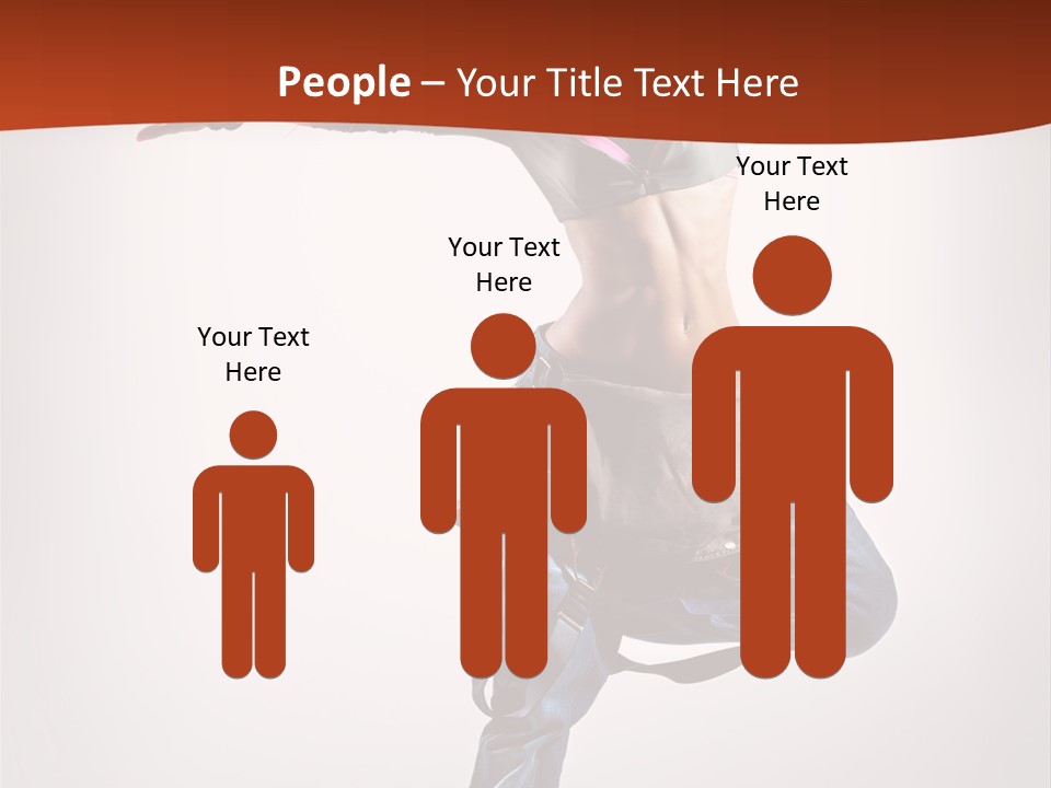 Active Woman Dancer PowerPoint Template