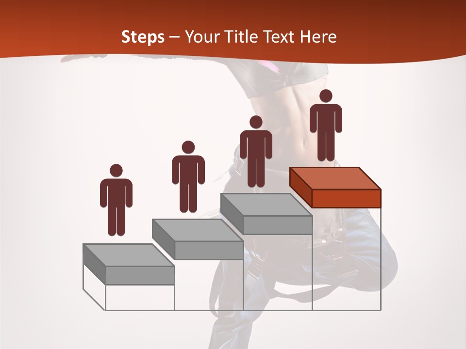 Active Woman Dancer PowerPoint Template