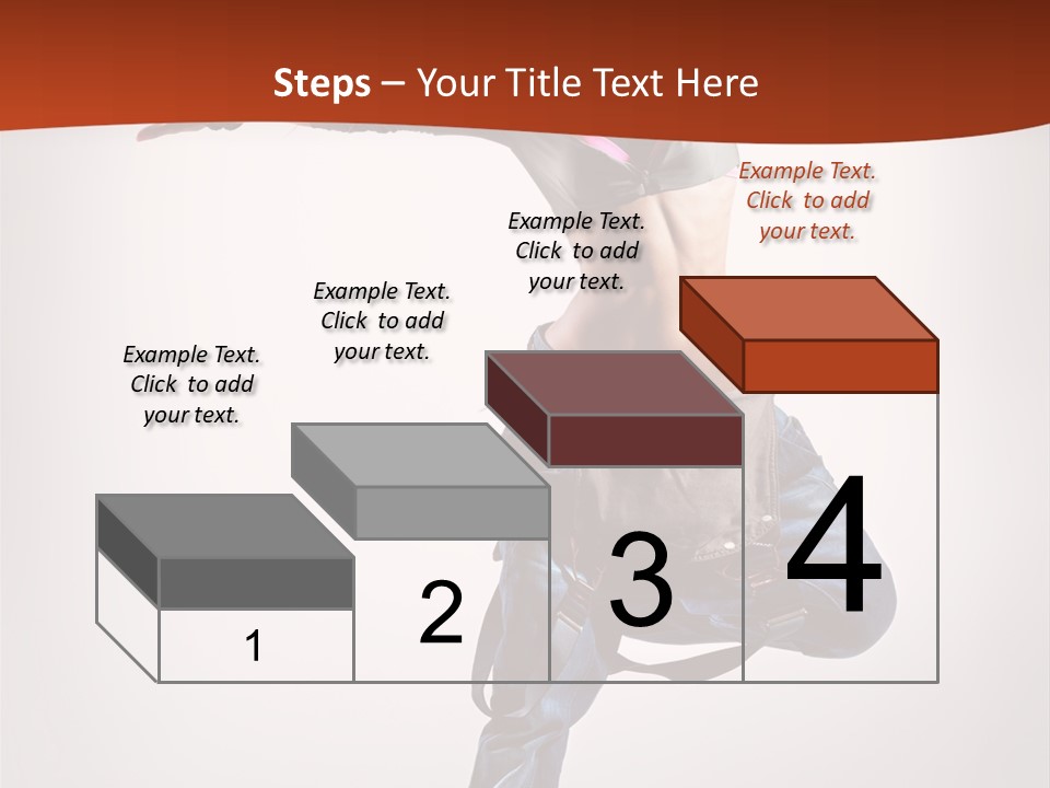Active Woman Dancer PowerPoint Template