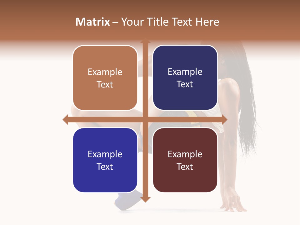 Sexy Figure Stretching PowerPoint Template