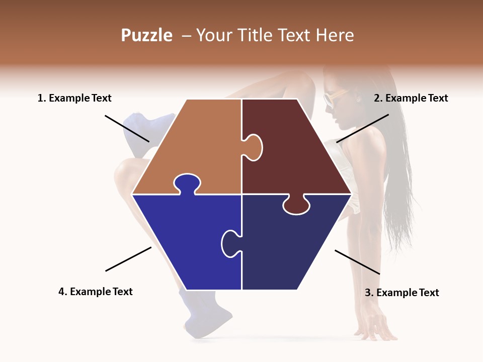 Sexy Figure Stretching PowerPoint Template