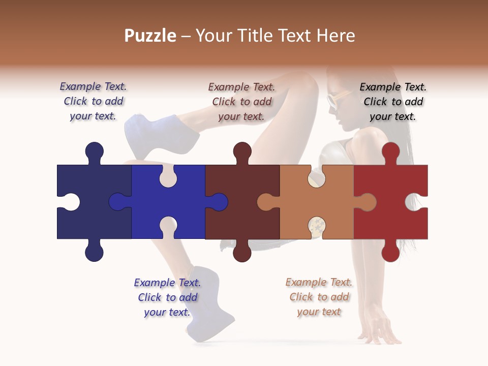 Sexy Figure Stretching PowerPoint Template