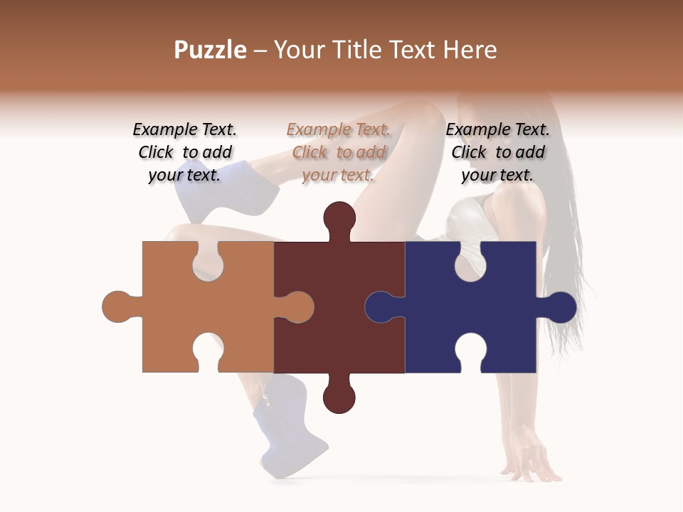 Sexy Figure Stretching PowerPoint Template