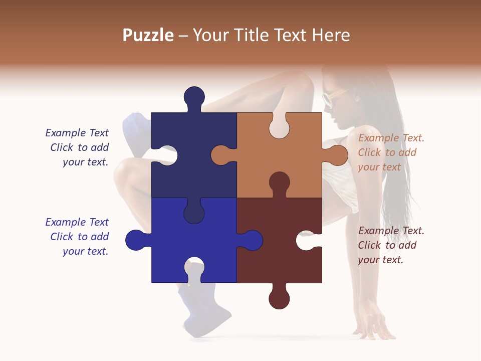 Sexy Figure Stretching PowerPoint Template