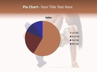 Sexy Figure Stretching PowerPoint Template