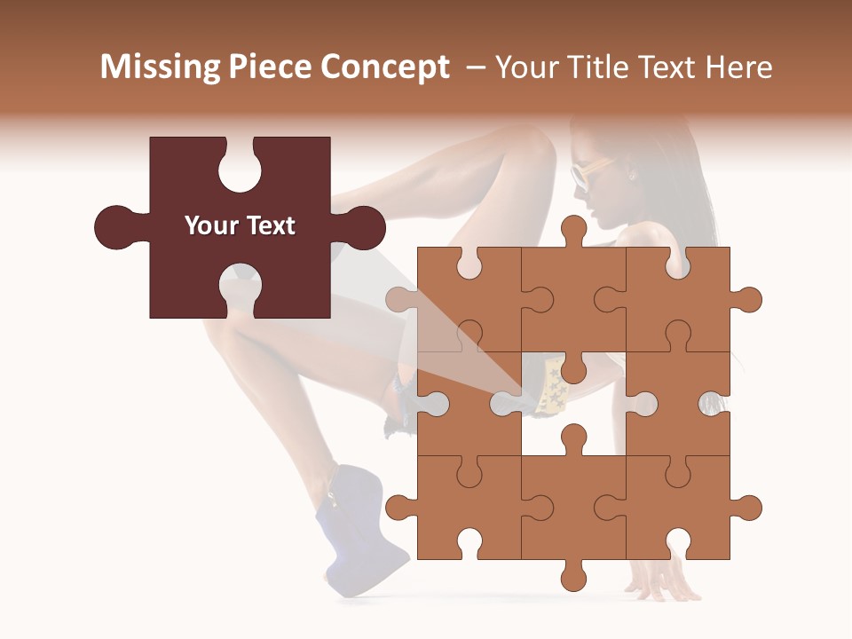 Sexy Figure Stretching PowerPoint Template