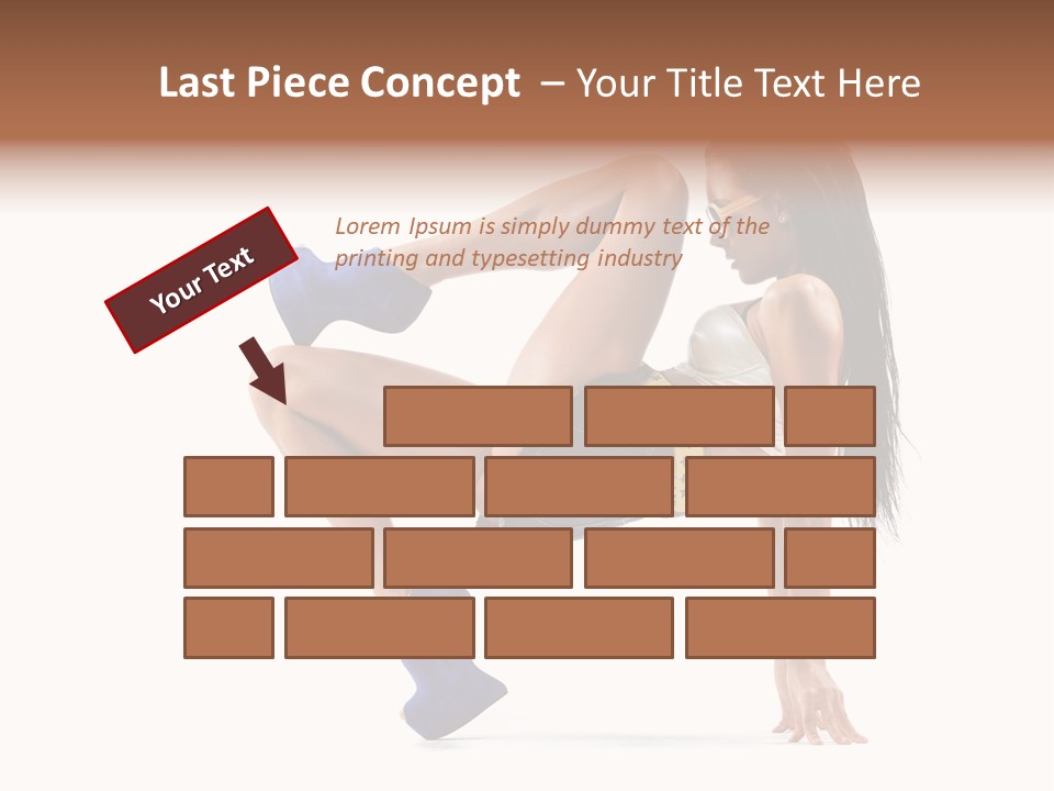 Sexy Figure Stretching PowerPoint Template