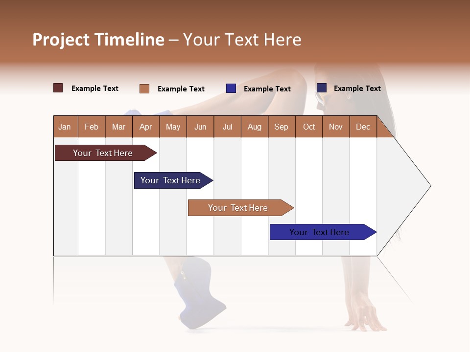 Sexy Figure Stretching PowerPoint Template