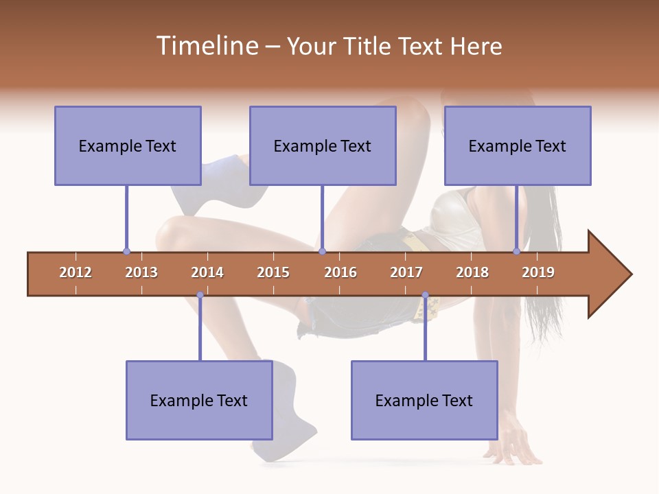 Sexy Figure Stretching PowerPoint Template