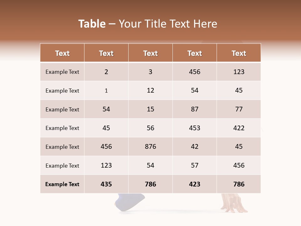 Sexy Figure Stretching PowerPoint Template