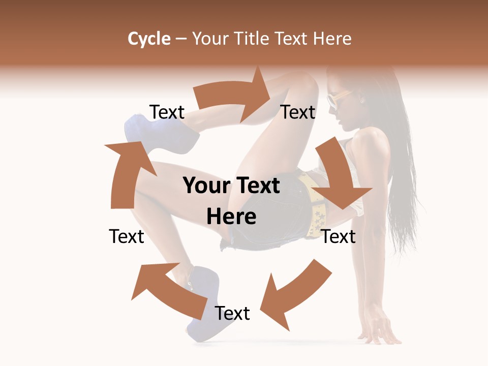 Sexy Figure Stretching PowerPoint Template