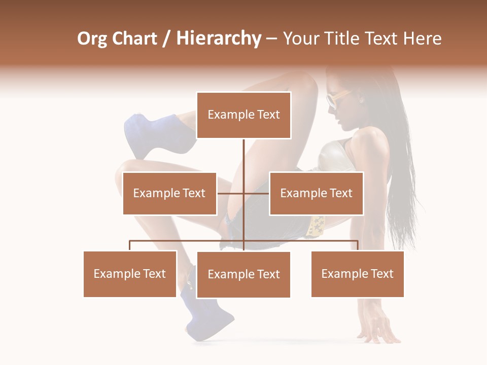 Sexy Figure Stretching PowerPoint Template