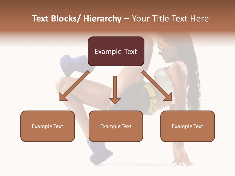 Sexy Figure Stretching PowerPoint Template