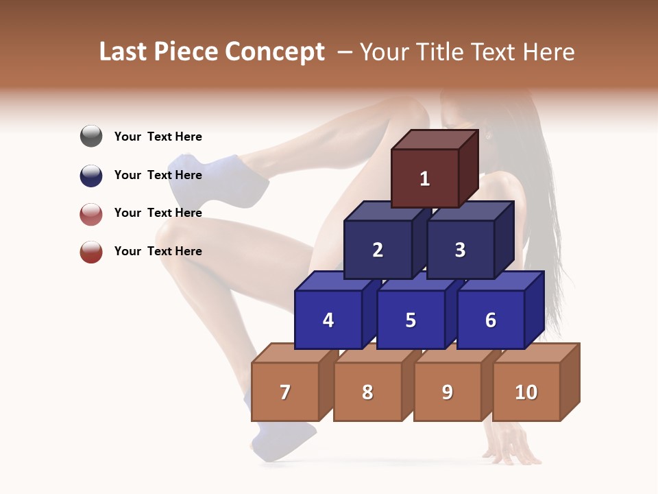 Sexy Figure Stretching PowerPoint Template