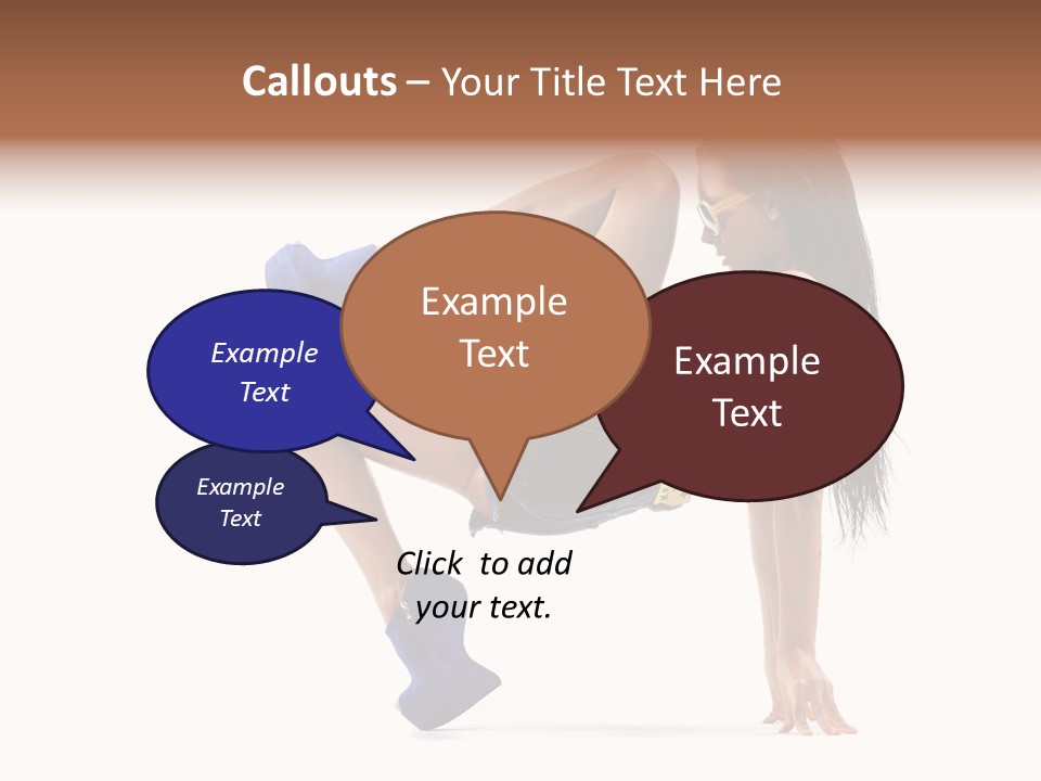 Sexy Figure Stretching PowerPoint Template